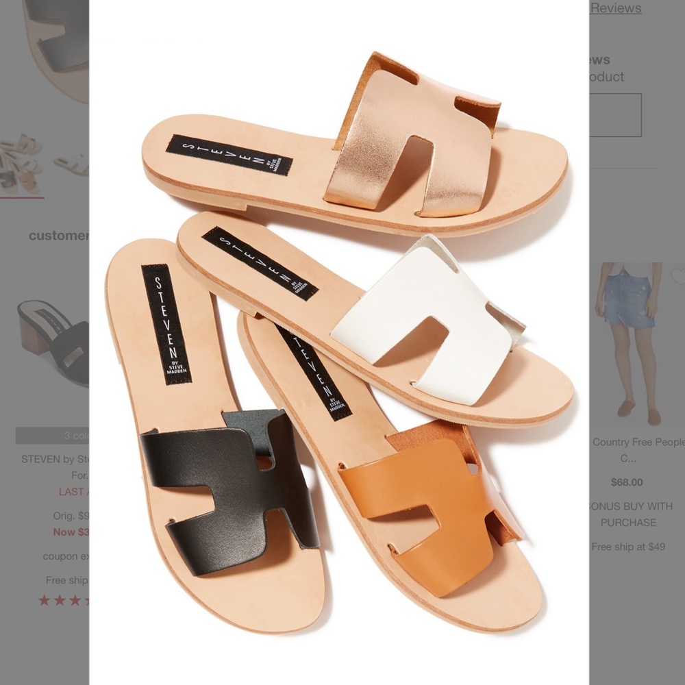 STEVE MADDEN GREEK SANDALS